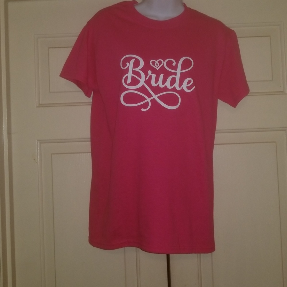 Bride tee shirt short sleeve wedding